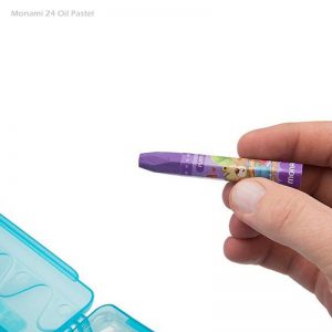 مداد شمعی 24 رنگ monami