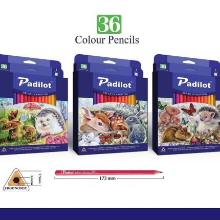 مداد رنگی 36 رنگ مقوایی Padilot