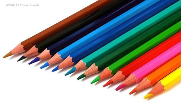 مداد رنگی 12 رنگ WOKE