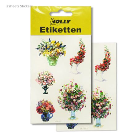 استیکر آلمانی طرح دسته گل