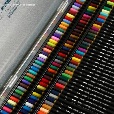 مداد رنگی آبرنگی 120 رنگ